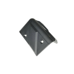 Czarny narożnik do kolumn głośnikowych z tworzywa sztucznego – otwory M4, wymiary 80x50 mm