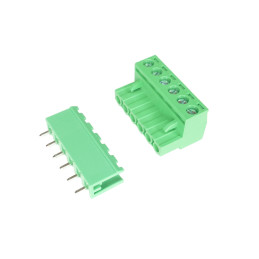 Listwa montażowa rozłączalna 6-pinowa 5.08 mm – złącze śrubowe THT, 15A 300V