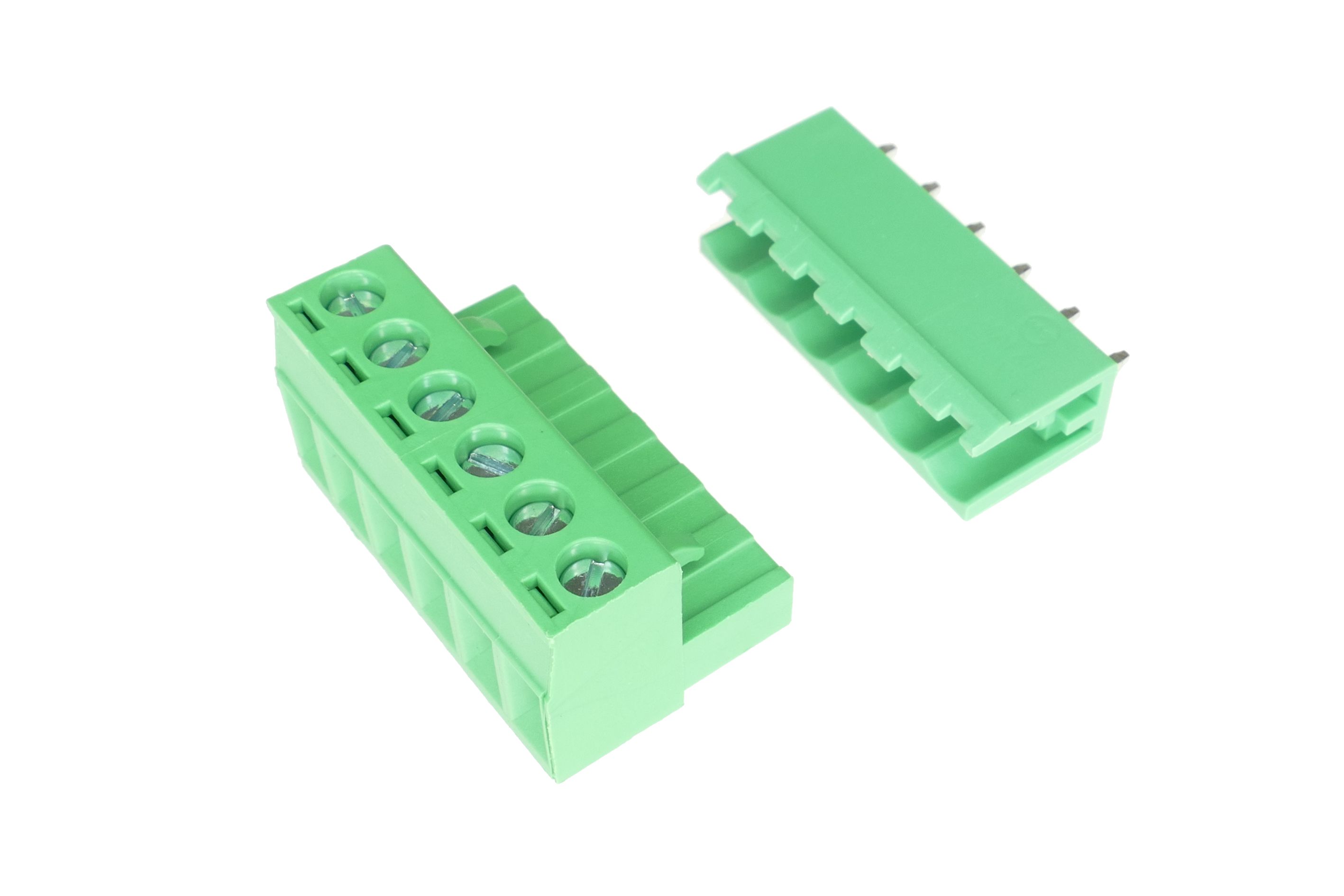Listwa montażowa rozłączalna 6-pinowa (6 torów) – złącze śrubowe 5.08 mm, komplet